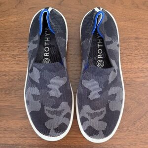 Rothy’s Size 7 Grey Camo Loafers